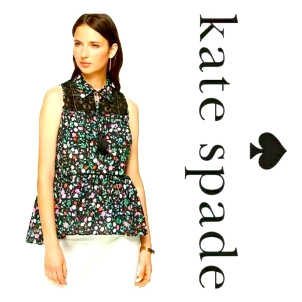EUC Kate Spade Greenhouse Yolk Top